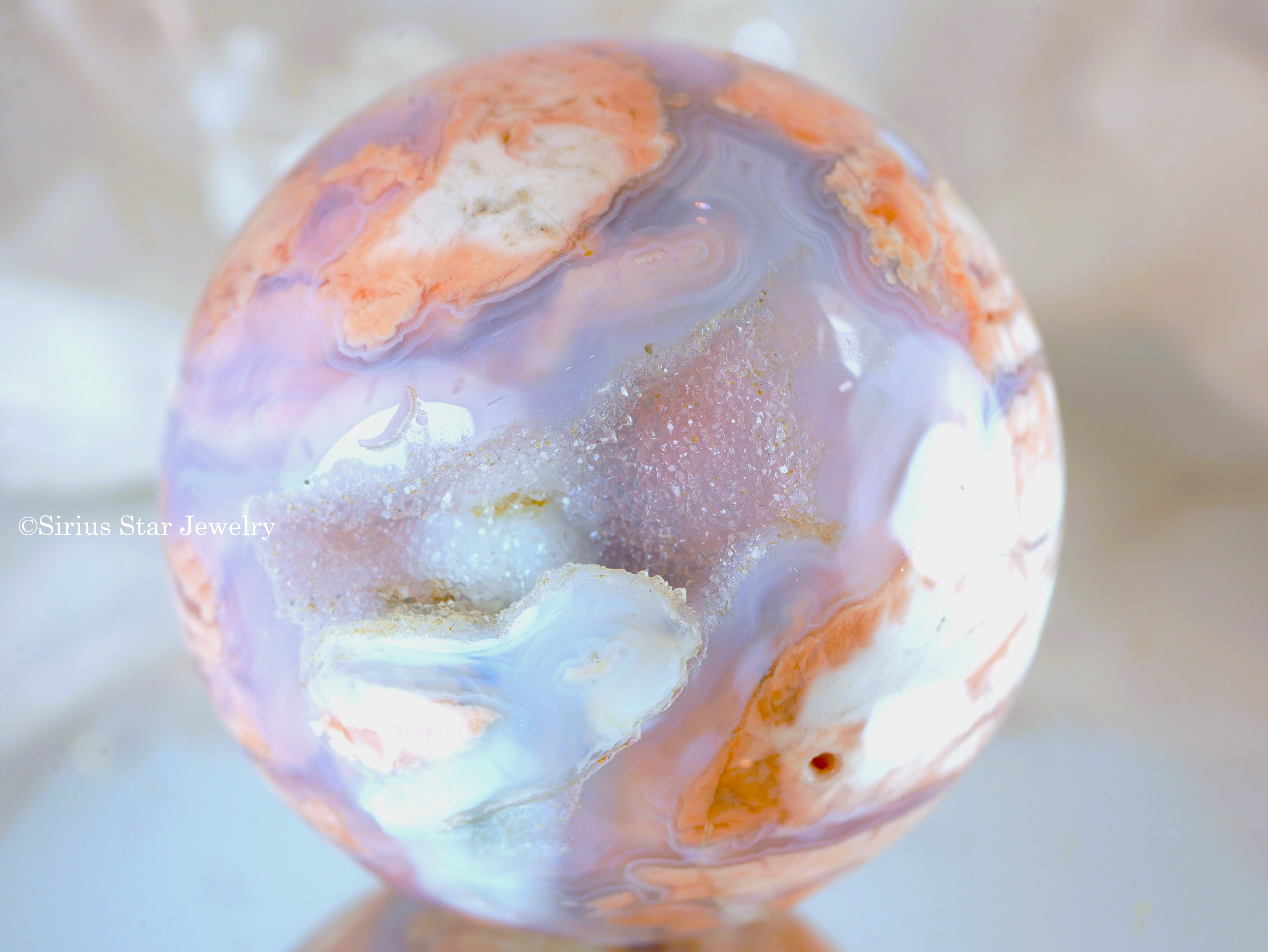 【ドゥルージー桜めのうスフィア】スモール