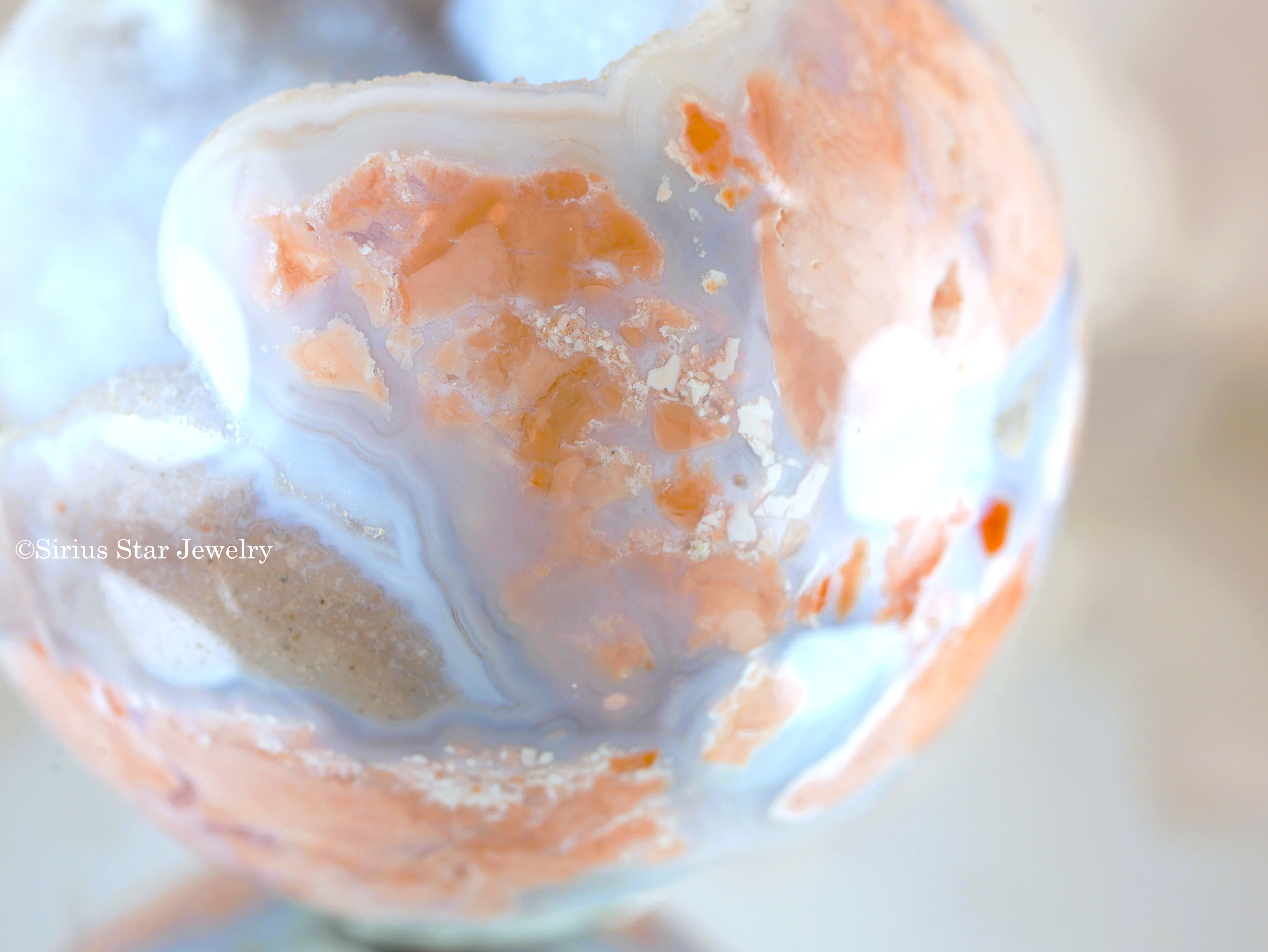 【ドゥルージー桜めのうスフィア】ラージ