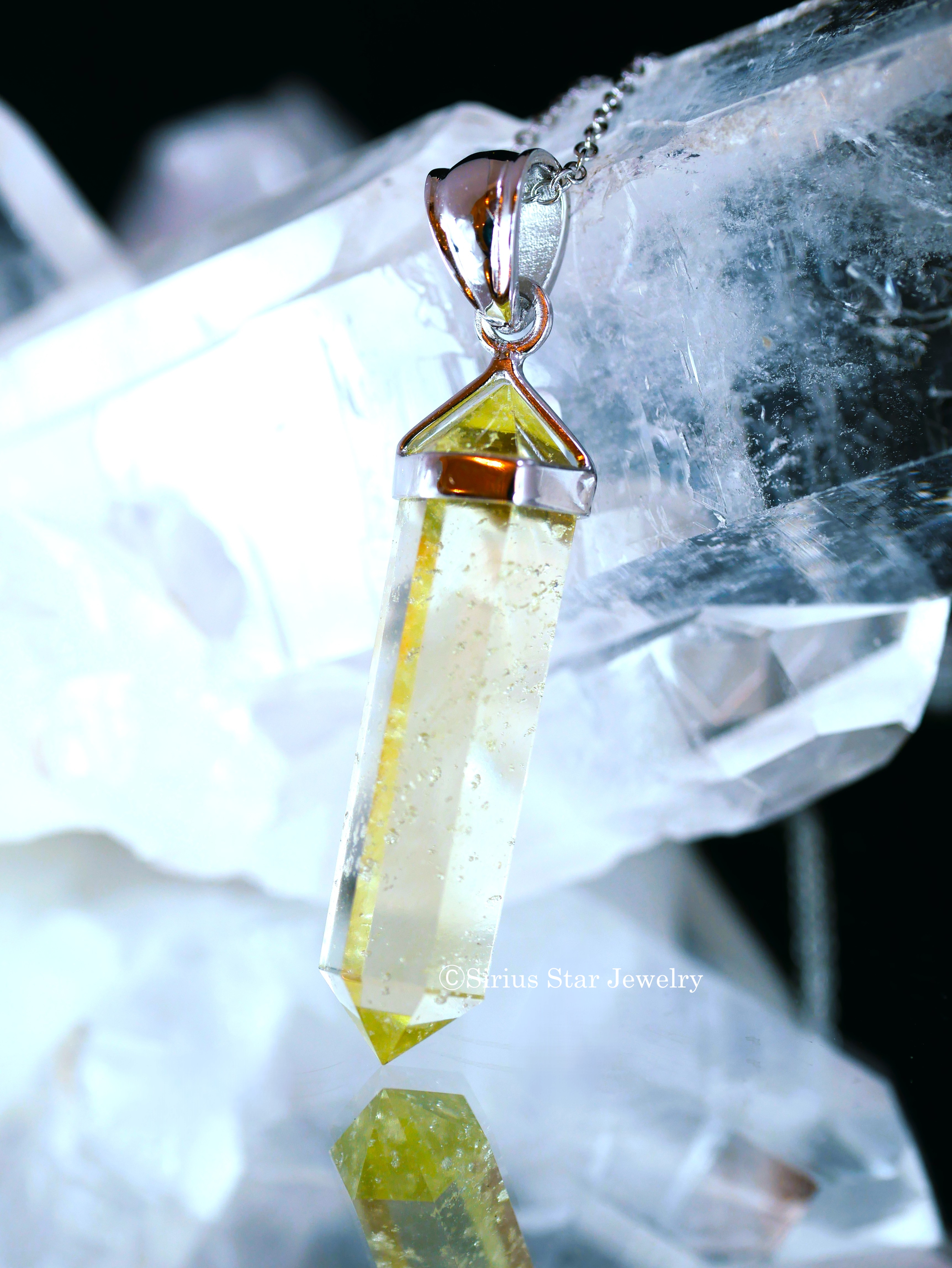 【宇宙の金塊リビアンペンダント】ポイントタイプ