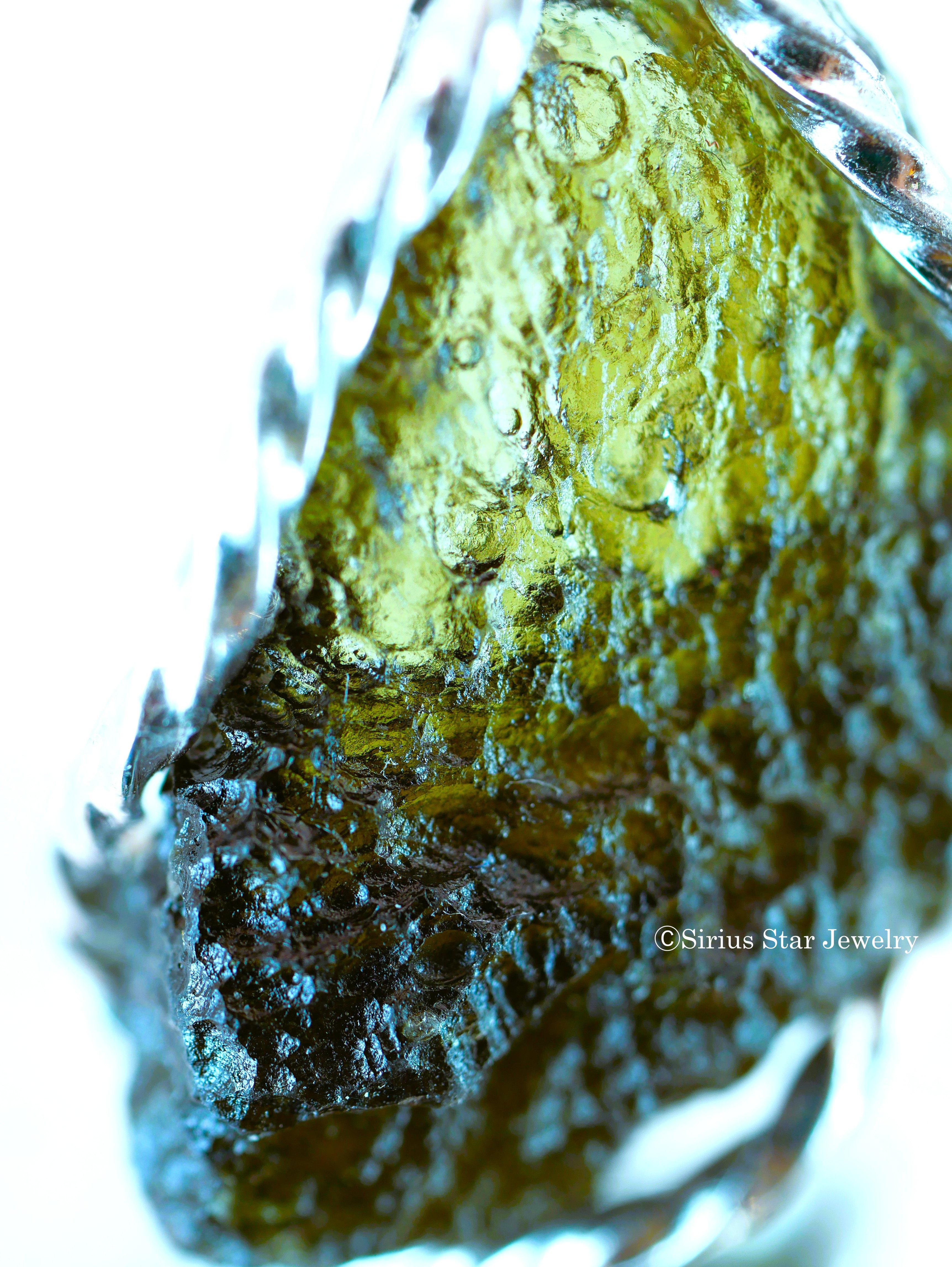 【モルダバイトペンダント】原石タイプ